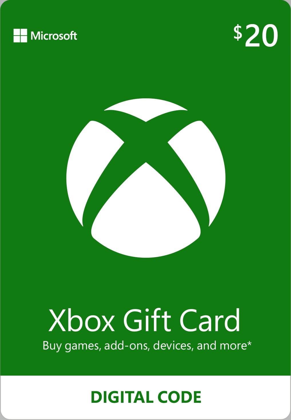 $20 xbox card